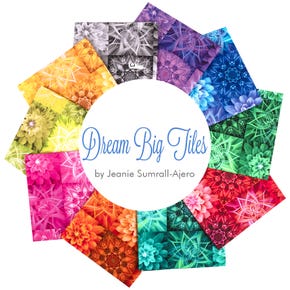 Dream Big Tiles Fat Quarter Bundle | Jeanie Sumrall-Ajero for Hoffman Fabrics