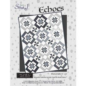 Echoes Quilt Pattern | Designs by Sarah J #DSJ-2161