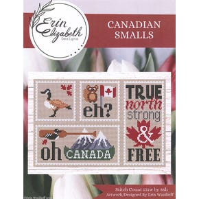Canada Smalls Cross Stitch Pattern | Erin Elizabeth Designs