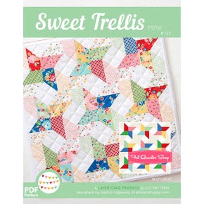 Sweet Trellis Mini Downloadable PDF Quilt Pattern | Ellis & Higgs