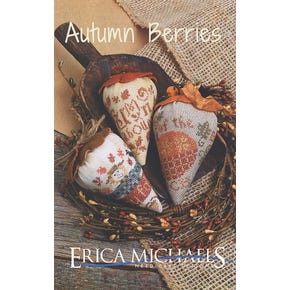 Autumn Berries Cross Stitch Pattern | Erica Michaels