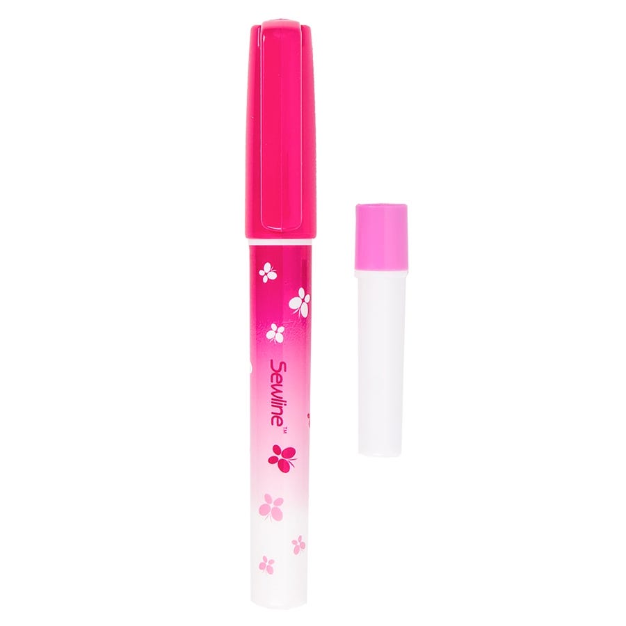 United Notions Pink Sewline Water-Soluble Fabric Glue Pen Refill 2 Count 25/Pk 25 Pack
