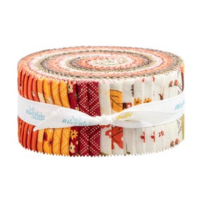 Fall's In Town 2.5" Rolie Polie | Sandy Gervais for Riley Blake Designs