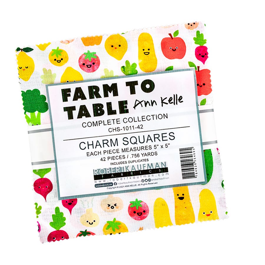 Hungry Ants Red Fabric ~ Farm to Table Collection by Ann Kelle for Robert Kaufman 100% Quilting Cotton