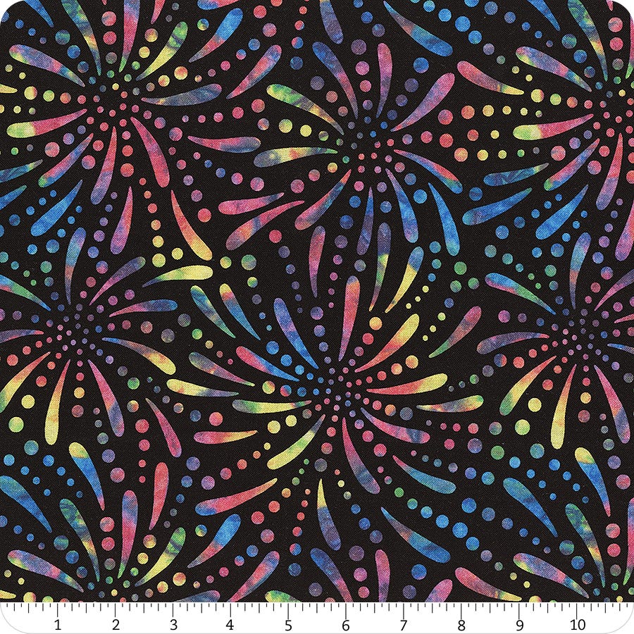 Essentials Fireworks Multi on Black Fireworks 108