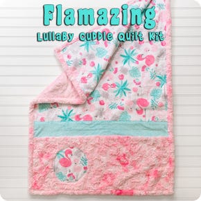 Flamazing Lullaby Cuddle Quilt Kit| Shannon Fabrics