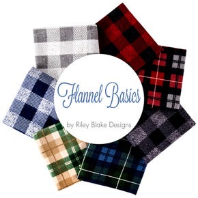 Flannel Basics Fat Quarter Bundle | Riley Blake Designs