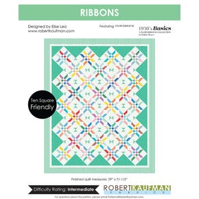 Ribbons Quilt Pattern | Free PDF by Elise Lea