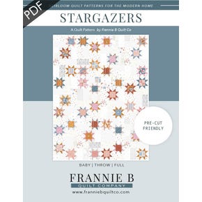 Stargazers Downloadable PDF Quilt Pattern | Frannie B Quilt Co