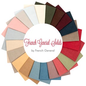 French General Solids Fat Quarter Bundle | French General for Moda Fabrics