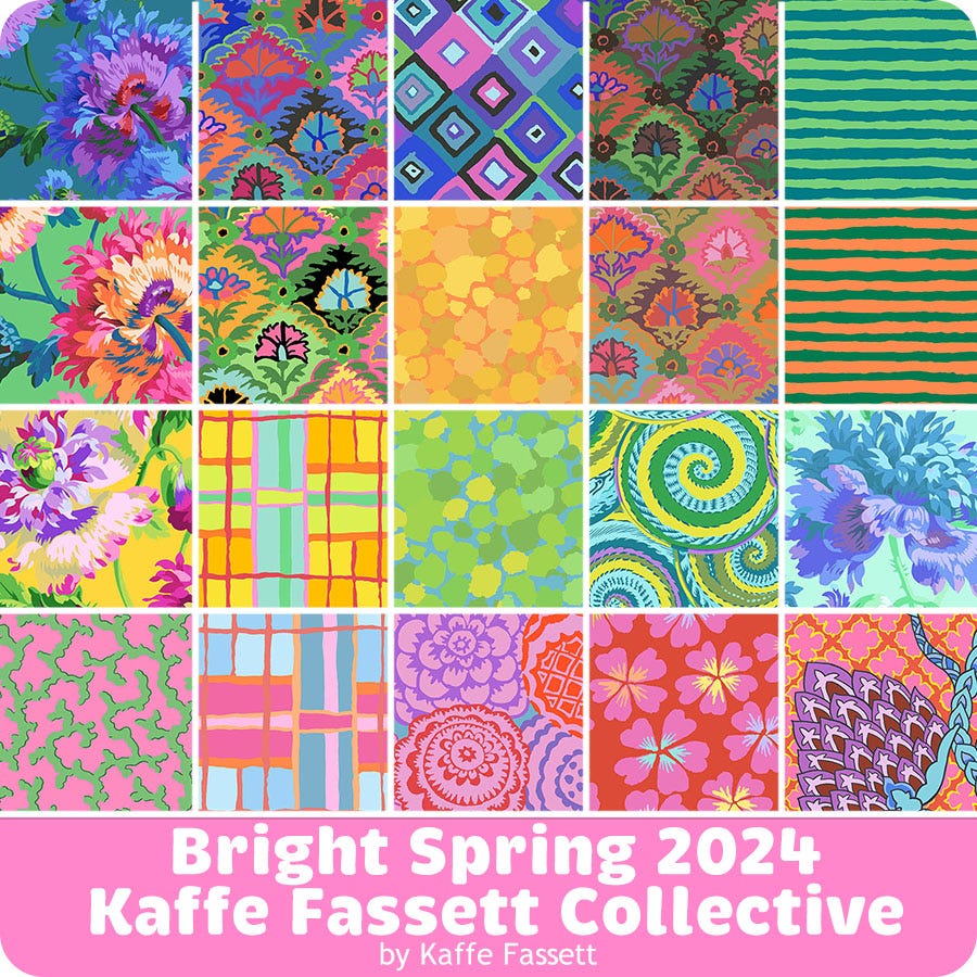 Bright Spring 2024 Kaffe Fassett Collective Design Roll
