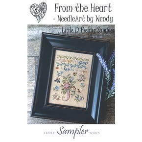 Little D Freitag Sampler Cross Stitch Pattern | From the Heart NeedleArt