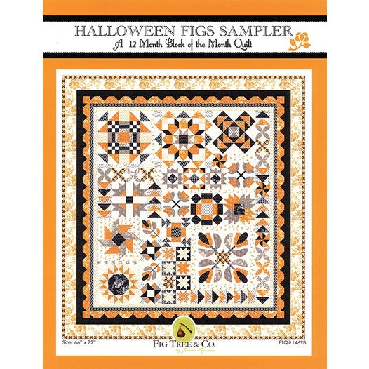 Halloween Figs Sampler Complete Pattern Set| Fig Tree Quilts