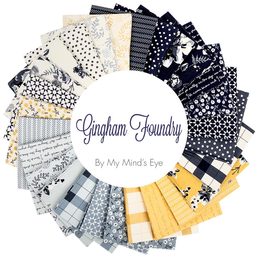 Fat Quarters-100% Cotton Fabric-Retro Designs-Circles or Stripe-Blue/Brown Tones