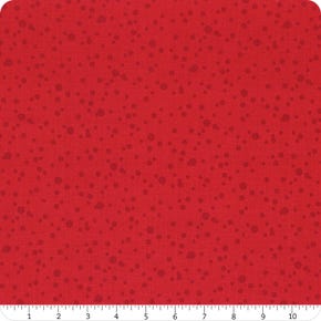 Gnomes in Love Red Dots Yardage | SKU# C11313-RED
