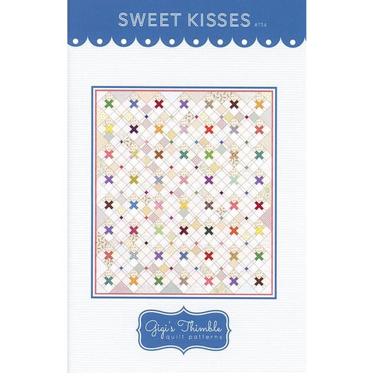 Sweet Kisses Quilt Pattern | Gigi's Thimble Quilt Patterns #GT-734