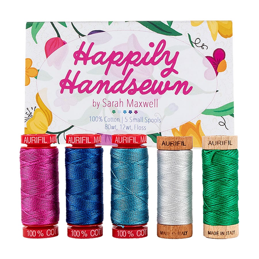 2123 110 Yards Butter Aurifil Cotton Thread 28 Weight