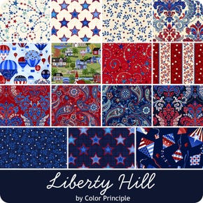 Liberty Hill Yardage | Color Principle for Henry Glass Fabrics