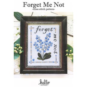 Forget Me Not Cross Stitch Pattern | Hello from Liz Mathews