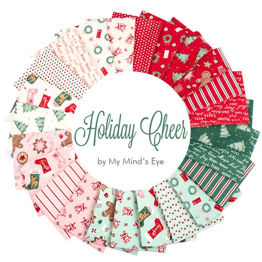 Holiday Cheer Fat Quarter Bundle | My Mind's Eye for Riley Blake Designs