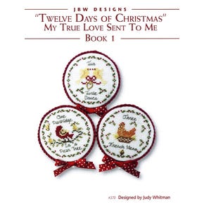 Twelve Days of Christmas Book 1 Cross Stitch Pattern | JBW Designs