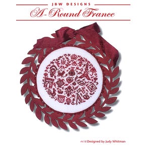 A-Round France Cross Stitch Pattern | JBW Designs