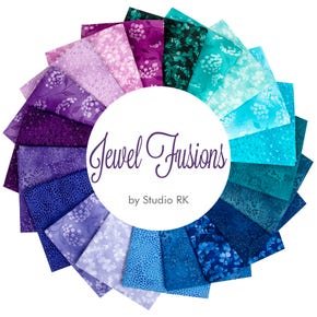 Fusions Collection Jewel Fat Quarter Bundle | Studio RK for Robert Kaufman Fabrics