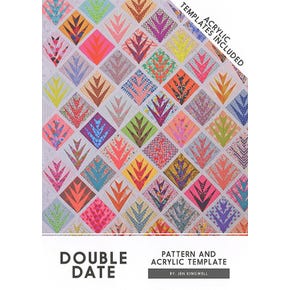 Double Date Quilt Pattern With Acrylic Templates | Jen Kingwell Designs #JKD-8472