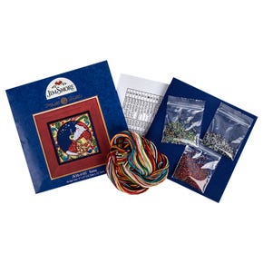 Santa Cross Stitch Kit | Jim Shore with Mill Hill #JS30-4102