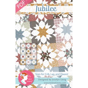 Jubilee Downloadable PDF Quilt Pattern | It's Sew Emma