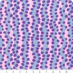Kaffe Fassett Collective Purple Bubble Stripe Yardage | SKU# PWBM082-PURPLE