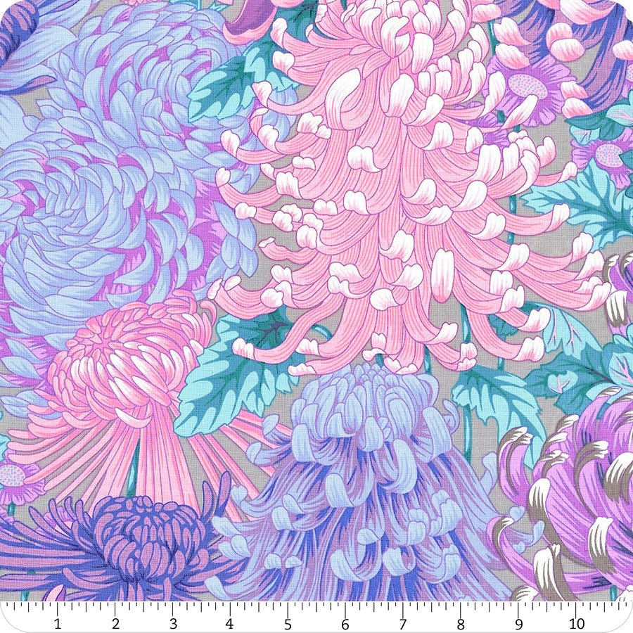 Kaffe Fassett Hokusai's Mums Natural
