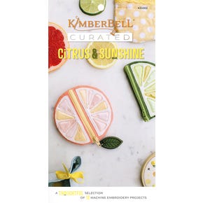 Citrus & Sunshine Kimberbell Curated Embroidery CD | Kimberbell #KD202