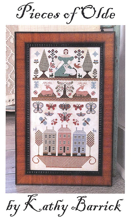 Western Witch by Kathy Barrick  Cross Stitch chart  pattern only