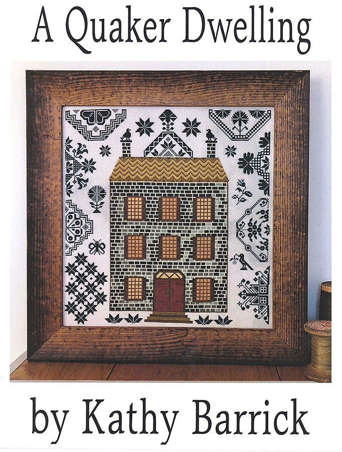 Western Witch by Kathy Barrick  Cross Stitch chart  pattern only