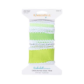 Lime Green Crocheted Edge Trim | Kimberbell #KDKB178