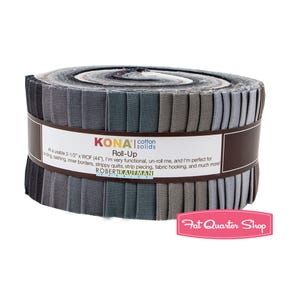 Gray Area Kona Cotton Solids Roll Up | SKU# RU-424-40