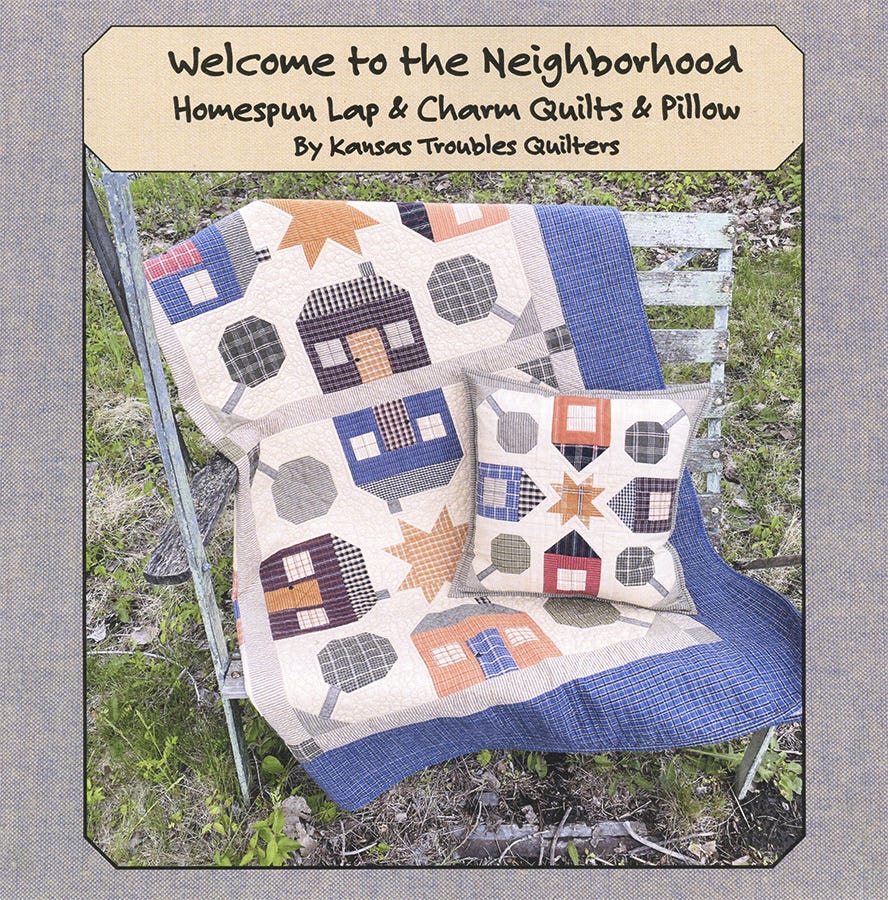 Welcome to the Neighborhood Quilt Booklet | Kansas Troubles Quilters  #KT-21136