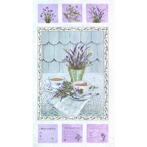 Lavender Garden Quilt Panel | SKU# 9880P-15