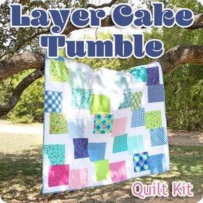 Layer Cake Tumble Quilt Kit | Featuring Picnic Pop by Me & My Sister Designs