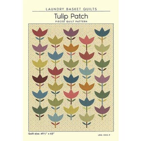 Tulip Patch Quilt Pattern | Laundry Basket Quilts #LBQ-1355-P