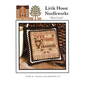 Hot Cocoa Cross Stitch Pattern| Little House Needleworks 2012 Ornaments #7