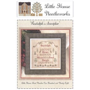 Rudolph's Sampler Cross Stitch Pattern | Little House Needleworks