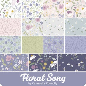 Floral Song Fat Quarter Bundle | Cassandra Connolly for Lewis & Irene Fabrics