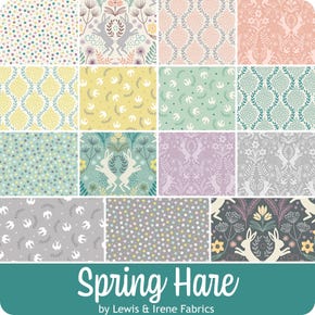Spring Hare Fat Quarter Bundle | Lewis & Irene Fabrics