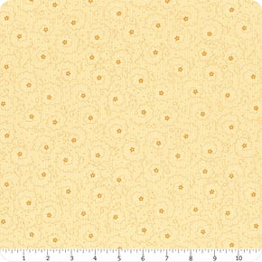 Linen Closet Cream Swirling Flower Dot Yardage | SKU# 8570-44