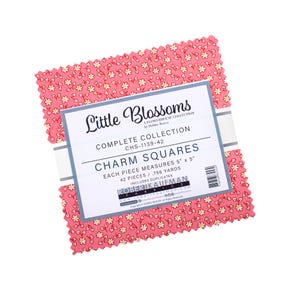 Flowerhouse Little Blossoms Charm Pack | Debbie Beaves for Robert Kaufman Fabrics