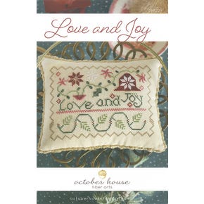 Love and Joy Cross Stitch Pattern | October House