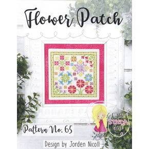 Flower Patch Cross Stitch Pattern | Little Stitch Girl
