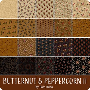 Butternut & Peppercorn II 2.5" Strips | Pam Buda for Marcus Fabrics
